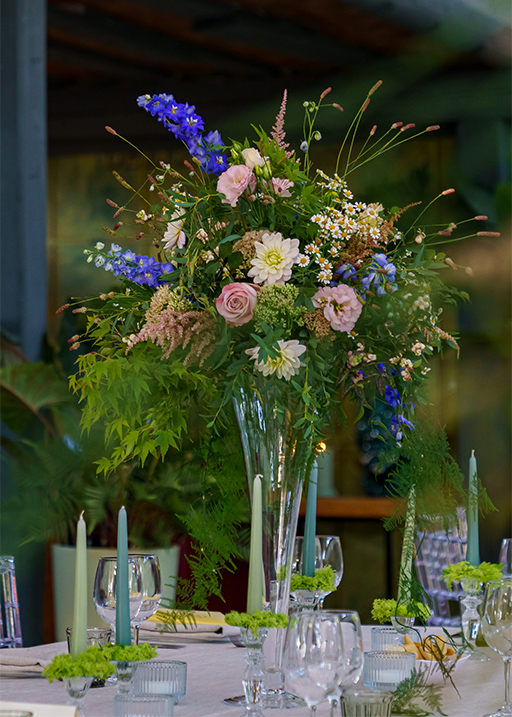 Foto dell'allestimento del matrimonio